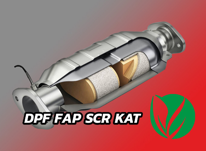 Najnowocześniejsza technologia czyszczenia – regeneracja filtrów: DPF FAP SCR KAT.